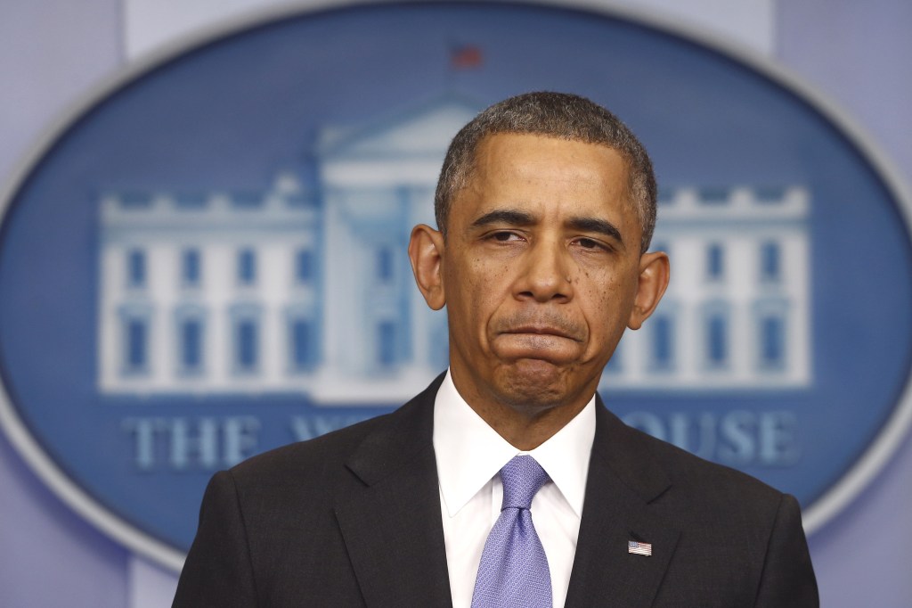 President Barack Obama speaks about his signature health care law Thursday at the White House. “We’re going to solve the problems that are there, we’re going to get it right, and the Affordable Care Act is going to work for the American people,” he pledged.