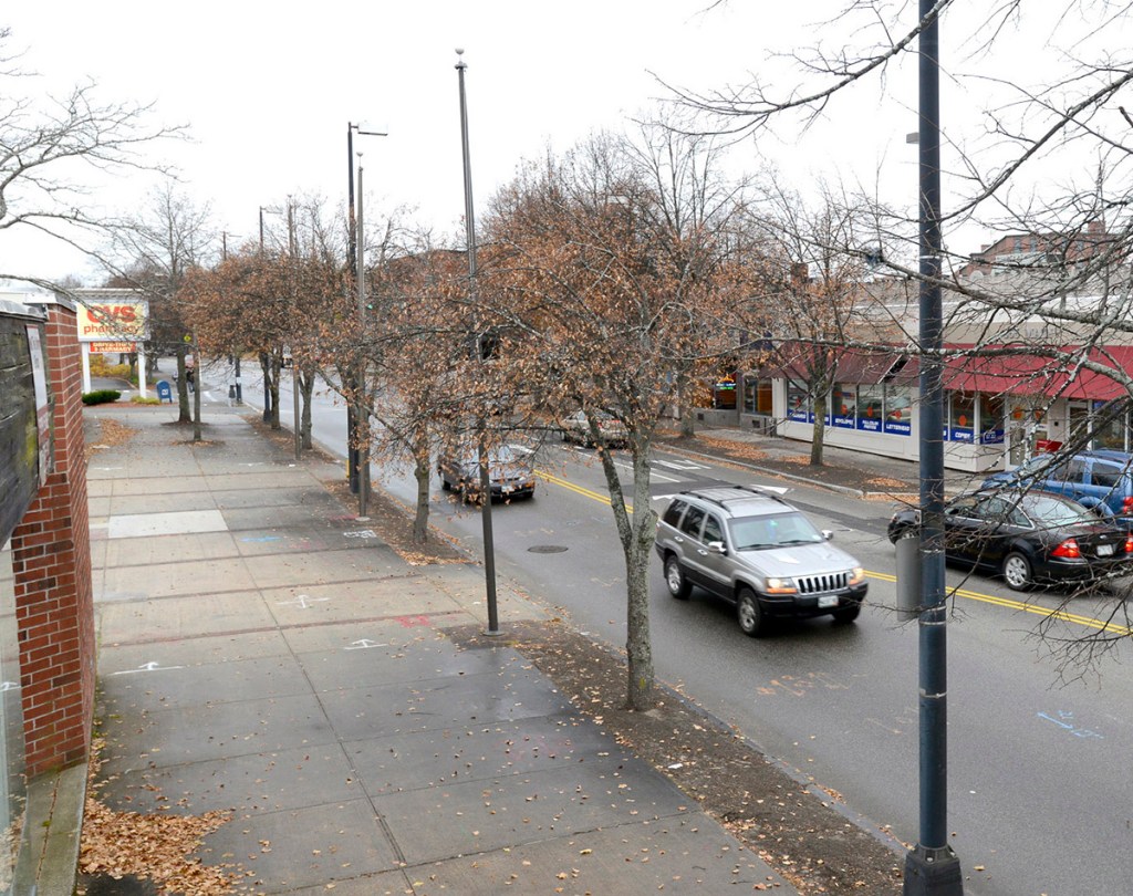John Patriquin/StaffPhotographer: Thurs., Nov.7, 2013. Downtown Westbrook for a Flashback comparison. Flashback