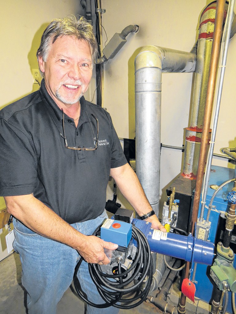 Ron Cote, manager of trades and conversions for Summit Natural Gas of Maine.