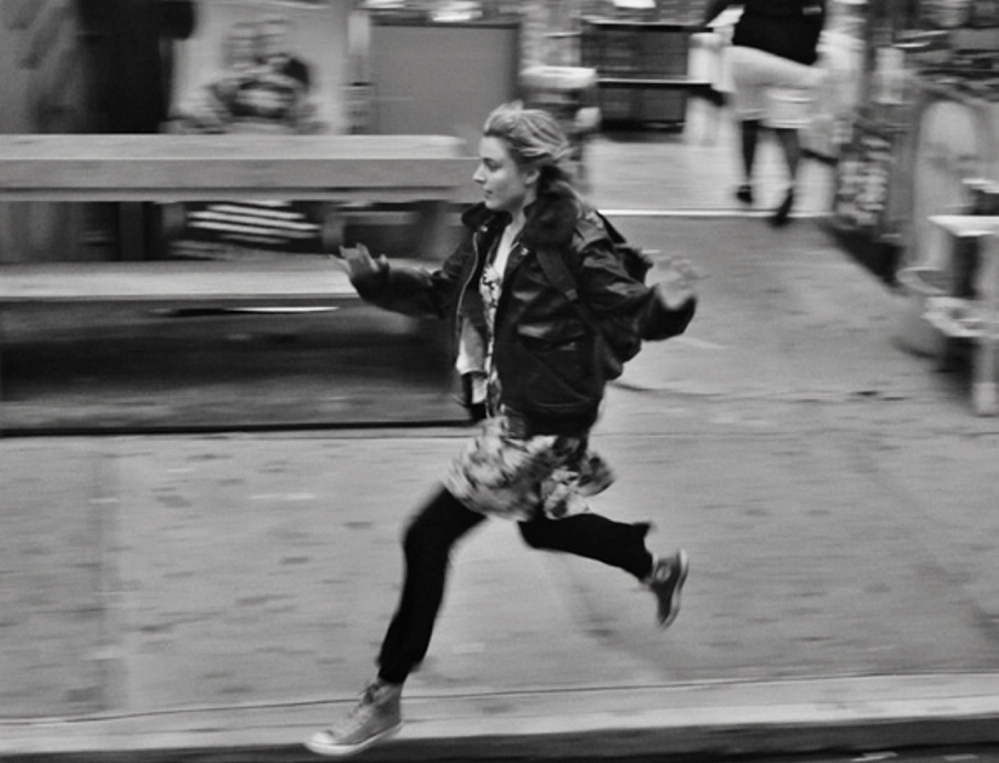 Flight of fancy: Greta Gerwig in “Frances Ha.”