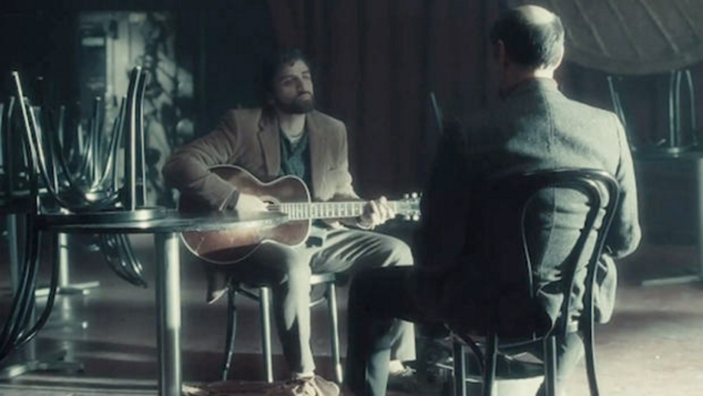 Intense: Oscar Isaac auditions with F. Murray Abraham in “Inside Llewyn Davis.”