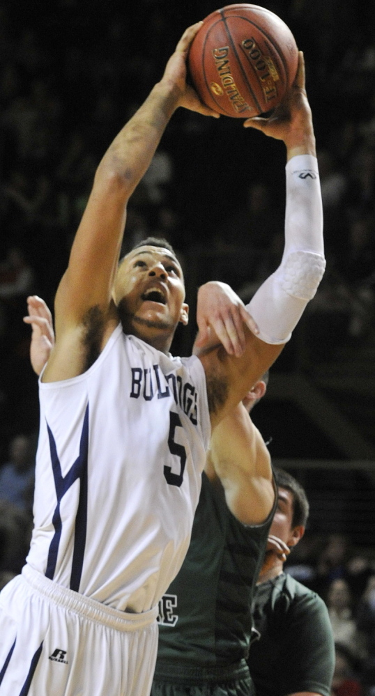 Matt Talbot will be counted on as an inside force for Portland on Saturday in the Class A championship game against Hampden Academy.