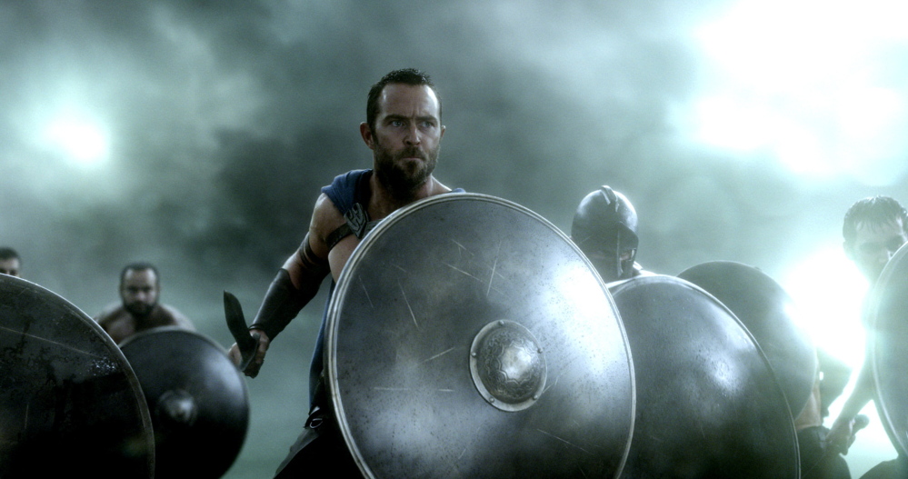 Sullivan Stapleton is Greek general Themistokles in “300: Rise of an Empire.”