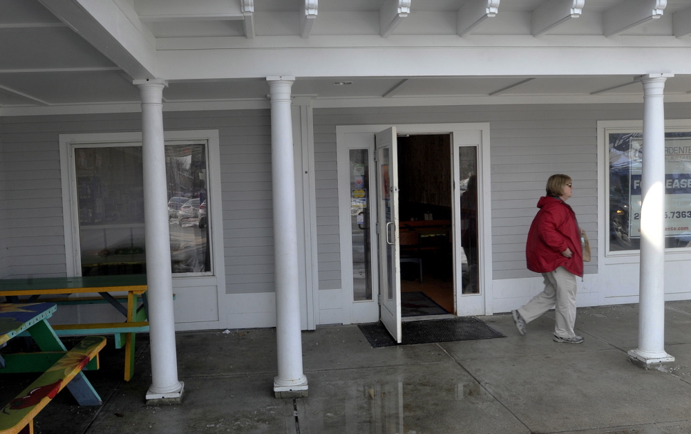 Bruce’s Burritos is tucked into a corner of the Yarmouth Marketplace strip mall on Route 1.