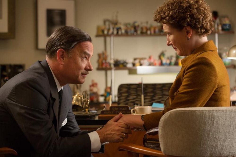 Tom Hanks and Emma Thompson in “Saving Mr. Banks.”
