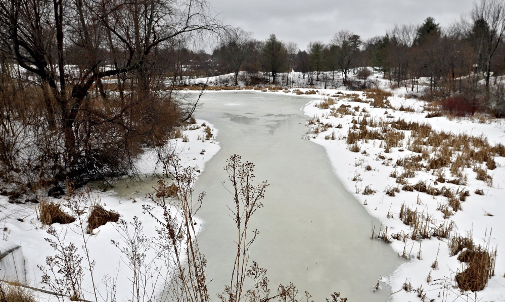 The Capisic Pond enhancement project calls for the removal of 16,000 cubic yards of sediment. Once the project is complete, the pond would have 4.5 acres of open water.