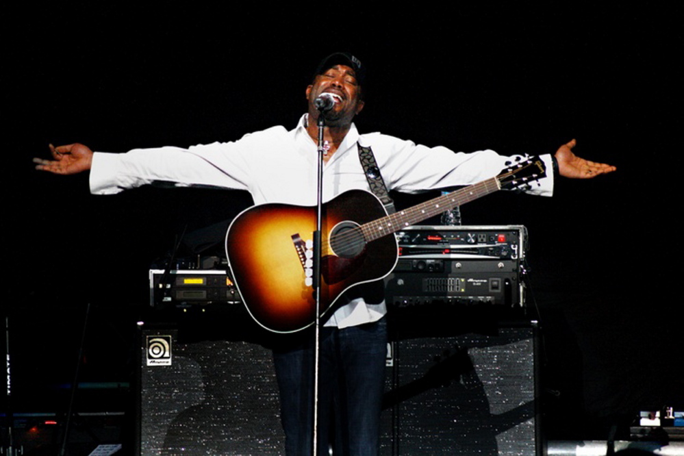 Darius Rucker plays the Cumberland County Civic Center in Portland on Saturday.