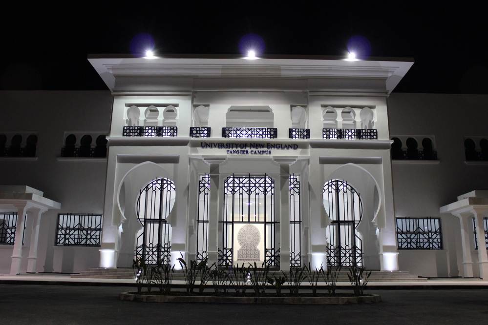 The University of New England’s academic building in Tangier.