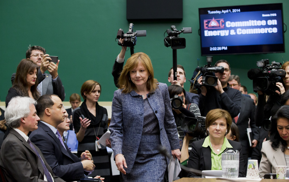 General Motors CEO Mary Barra arrives Tuesday on Capitol Hill to testify before the House Energy and Commerce subcommittee on Oversight and Investigation. The committee is looking for answers from Barra about safety defects and the mishandled recall of 2.6 million small cars with a faulty ignition switch that’s been linked to 13 deaths and dozens of crashes.