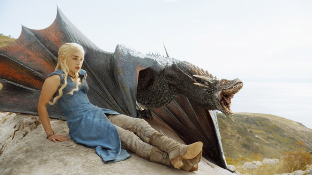 Emilia Clarke is Daenerys Targaryen.