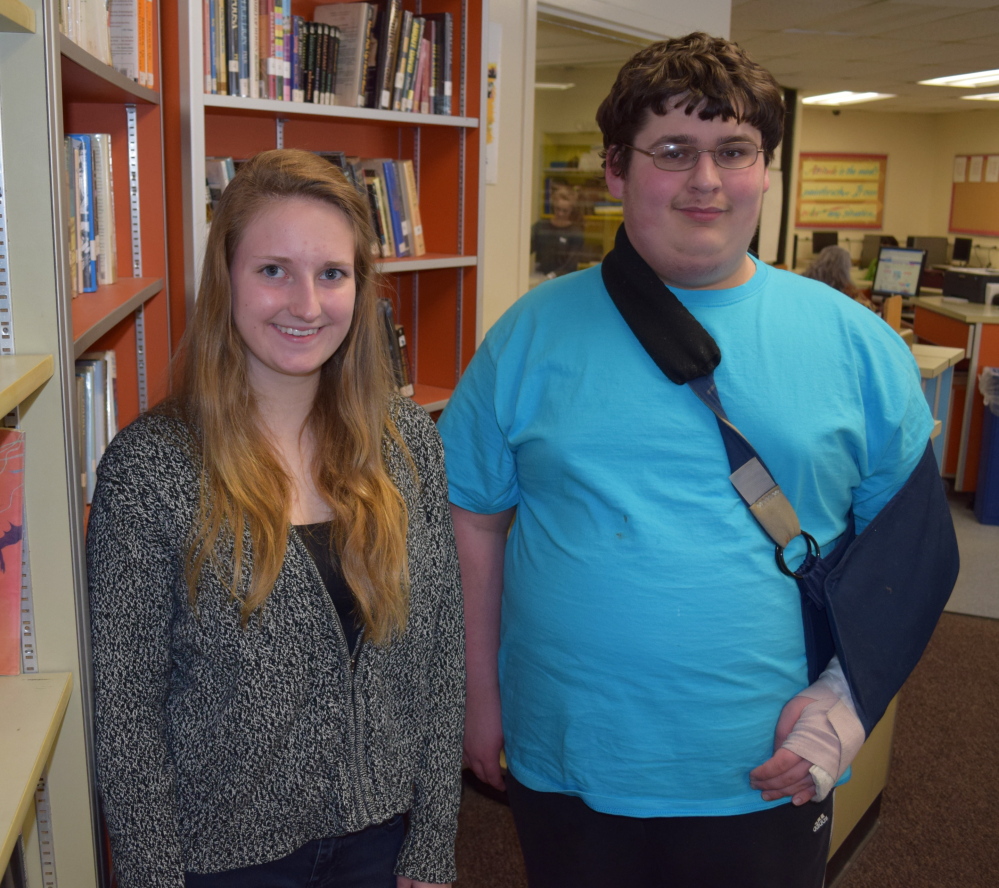 Wells High School seniors Jasmine Loukola and Gabriel Kellett will receive the Western Maine Conference’s Citizenship Award for 2014.