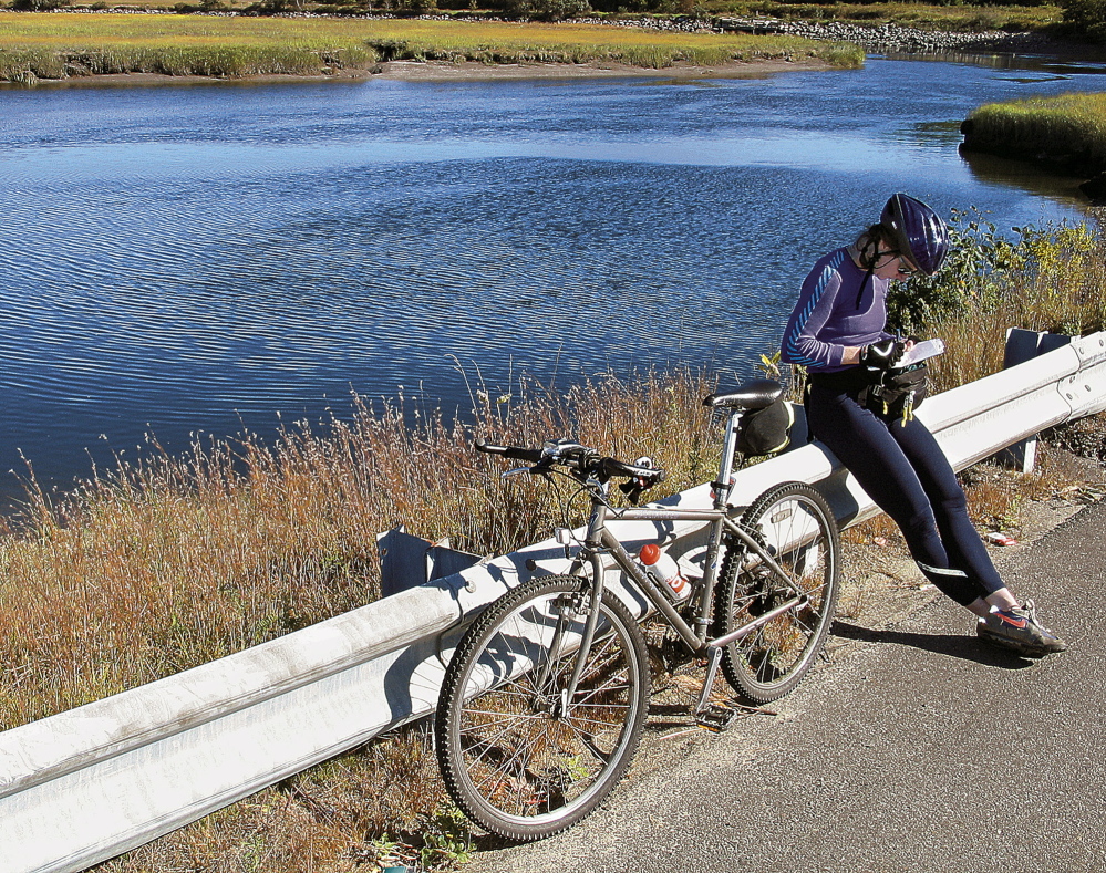 Staff Writer Deirdre Fleming tested the Eastern Trail in 2003, cycling from Kittery to South Portland, and saw how beautiful even the most developed areas of Maine can be.