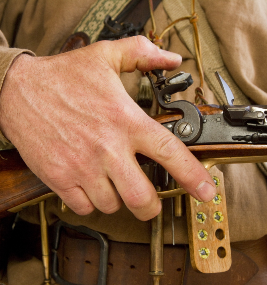 Once state-of-the-art weaponry, the flintlock still stands any test of time, as far as the Ancient Ones of Maine are concerned.