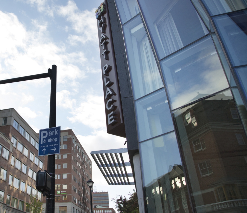 Hyatt Place Portland-Old Port, which opened in late May on Fore Street, added 130 rooms to the market. Competition for bookings is expected to intensify as the tourist season builds this summer. Yoon S. Byun/Staff Photographer