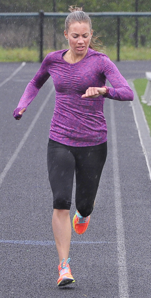 Michelle Lilienthal, who moved from Minnesota to Maine to further a personal relationship, is an elite womenâs distance runner who already has qualified for the 2016 Olympic trials in the marathon. Photo by John Patriquin/Staff Photographer