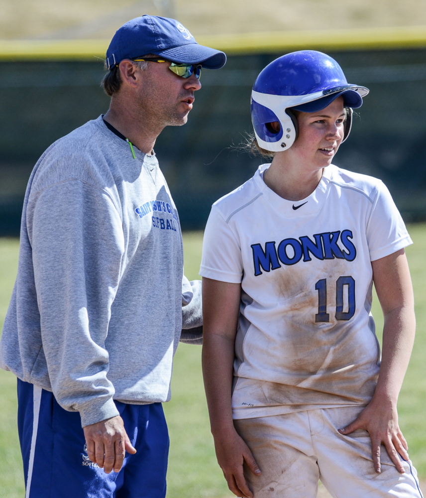 Jamie Smyth, the St. Josephâs College softball coach, often wondered how well Maine recruits could field because opportunities were rare. Now things have changed. Photo courtesy of David Bates