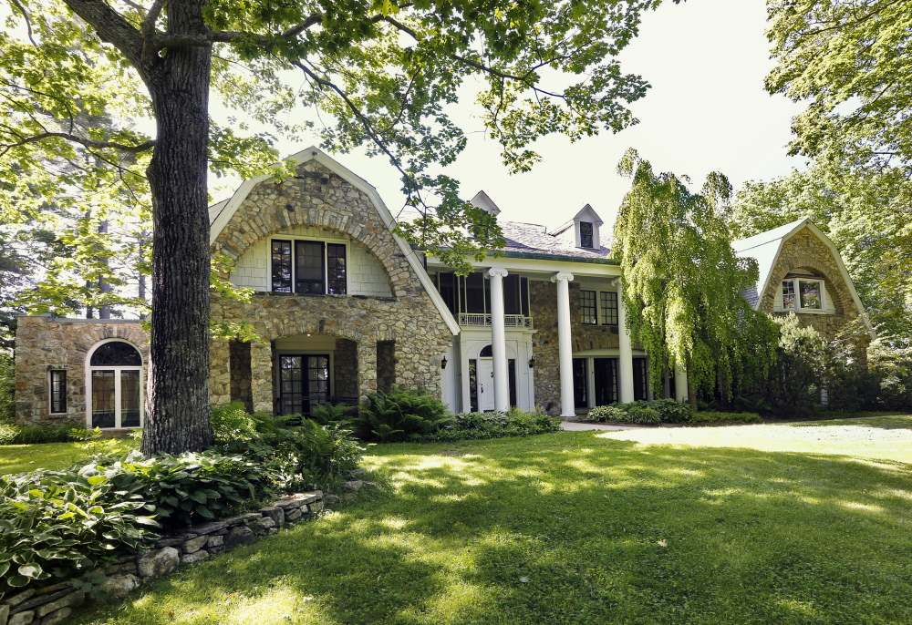 FREEPORT, ME - JUNE 23: University of Southern Maine is planning on selling the John Calvin Stevens-designed Stone House in Freeport. (Photo by Derek Davis/Staff Photographer)