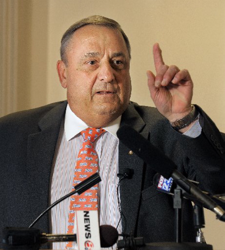 A day after issuing a statement that equated Social Security with welfare, Gov. LePage said Thursday he doesn’t actually believe that.
