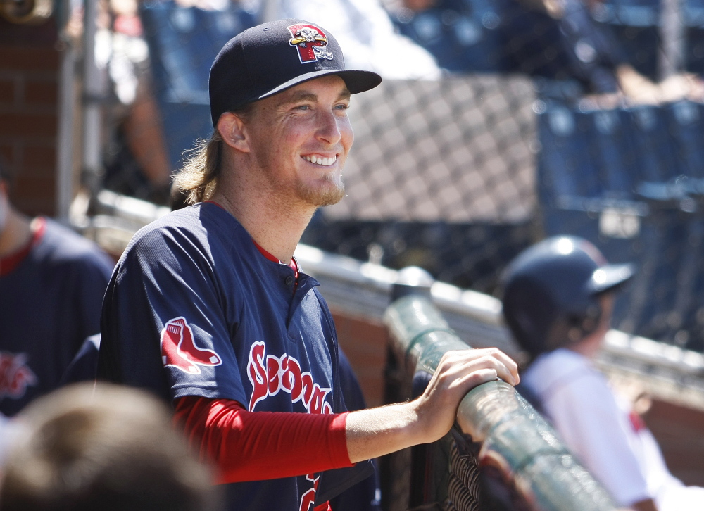 Portland Sea Dogs ace Henry Owens struck out 11 batters in eight dominant innings July 6, vs. New Britain Rock Cats at Hadlock Field in Portland. Jill Brady/Staff Photographer