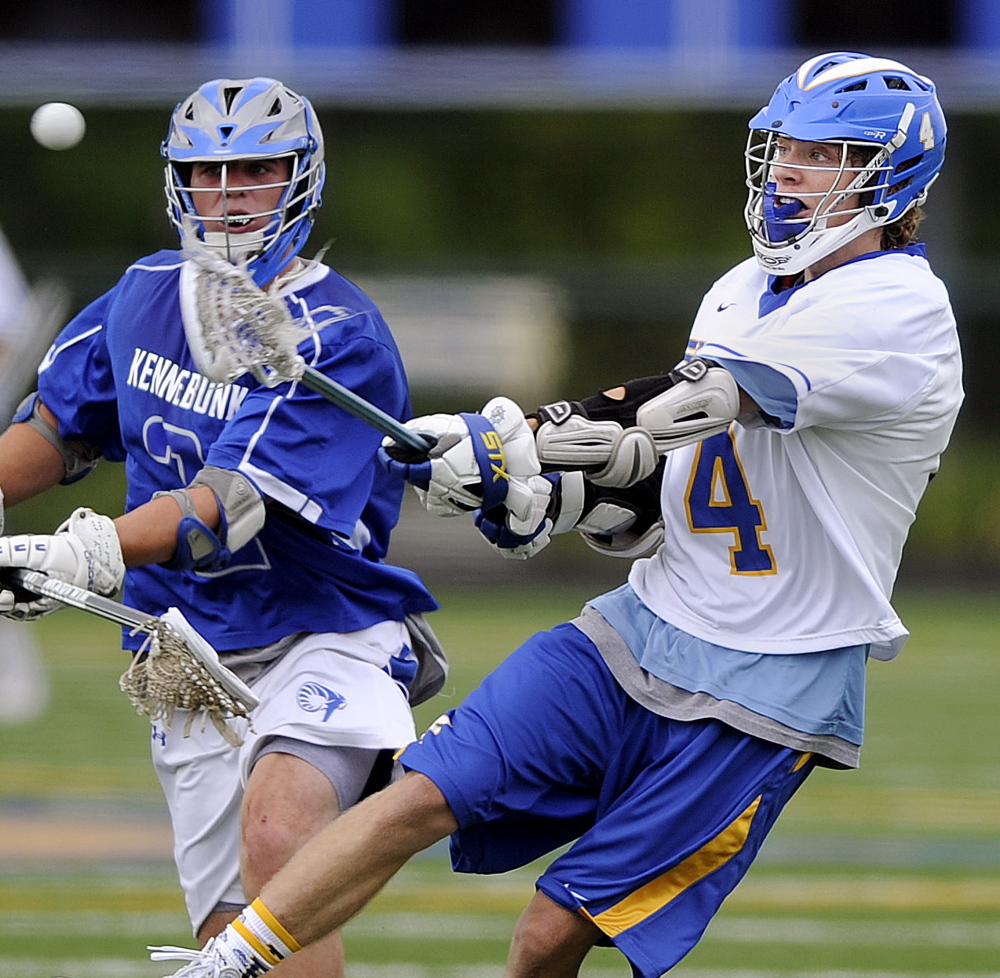 IV Stucker had a knack for delivering the perfect pass at the perfect time – when he wasn’t scoring himself. Stucker compiled 38 goals and 26 assists while leading Falmouth to the Western Class B final.