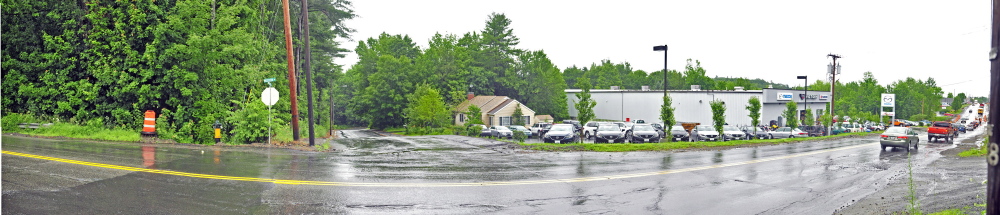 This intersection in Augusta is the area in which Karen Nightingale was riding her motorcycle when she hit a pothole and suffered serious head injuries.