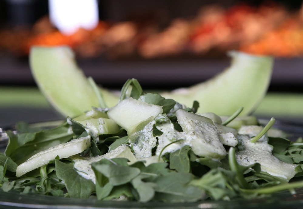 Honeydew and Arugula Salad.