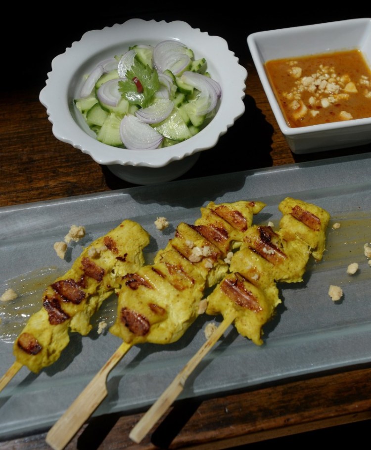 Thai chicken satay.