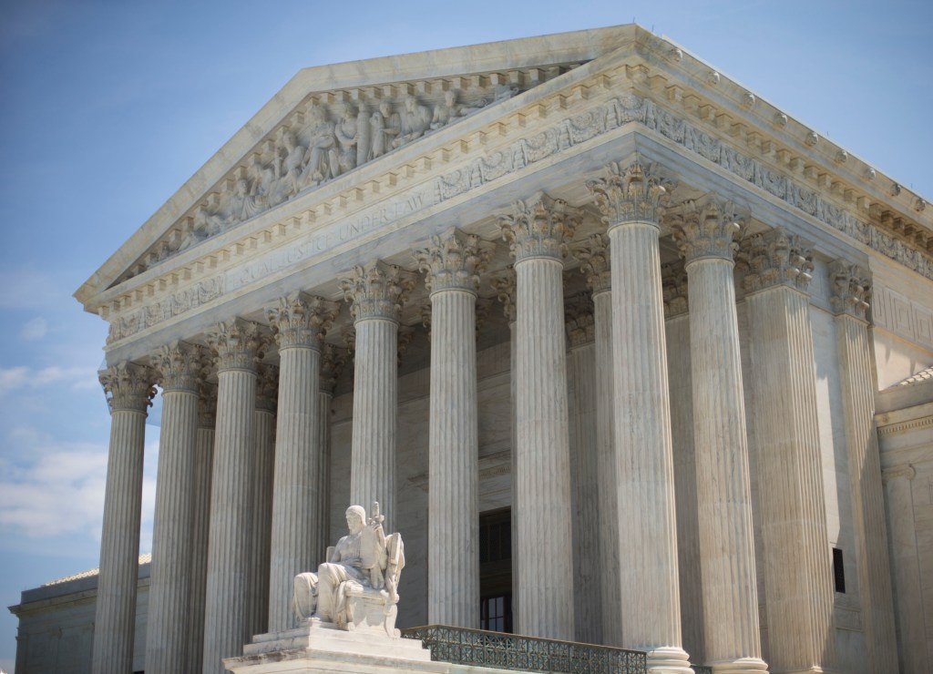 This photo taken June 30, 2014 shows the Supreme Court in Washington. Conservative Republicans claimed victory this week in the Supreme Court ruling on religious freedom and the White Houses acceptance that an immigration overhaul wont happen this year. Todays victories could haunt the GOP in two years time, as the partys presidential nominee looks for much-needed support among women and Hispanics in the 2016 election.