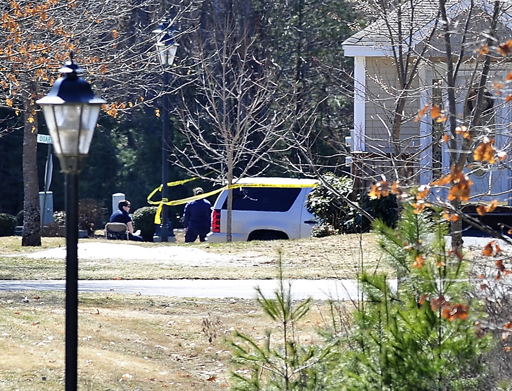 Authorities investigate the police shooting death of Stephen KcKenney in Windham in April.