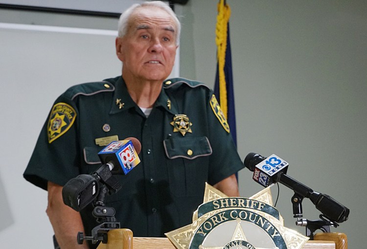 York County Sheriff Maurice Ouellette: 
"This incident should not reflect poorly on the majority of our employees who come in day in and day out." Photo by Scott Dolan, Staff Writer