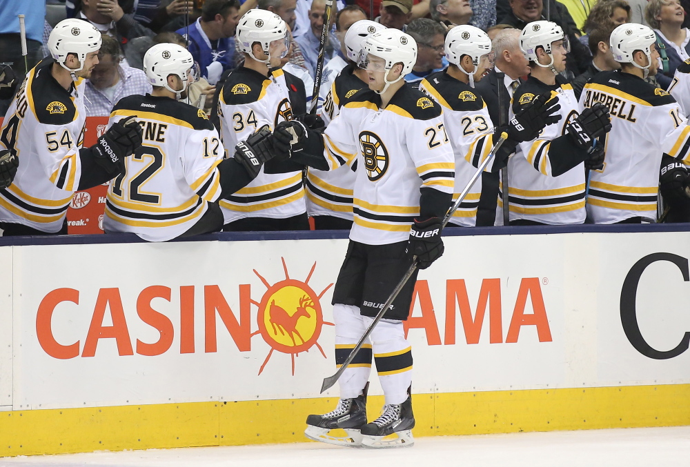 Bruins defenseman Dougie Hamilton, the ninth player picked overall in the 2011 NHL draft, is expected to play a big role if Boston is to contend for the Stanley Cup.