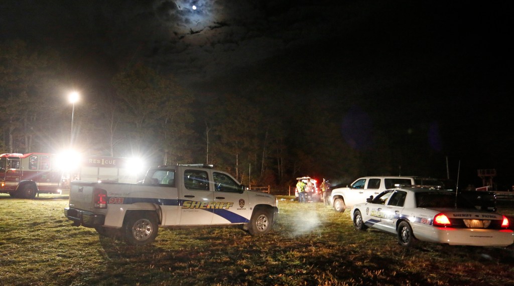 Harvest Hill Farms on Route 126 in Mechanic Falls was the site of a hayride rollover that injured 23 people Saturday. Gabe Souza/Staff Photographer