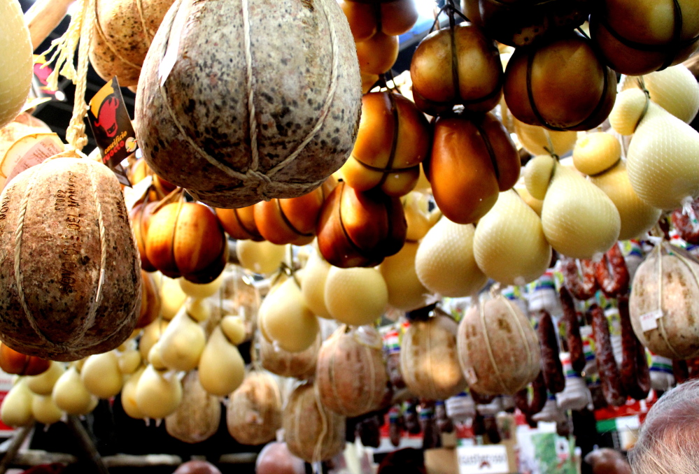 The variety of cheeses available in Turin inspired some of the Mainers at the Slow Food International conference. 