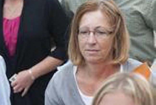 Carole Swan, outside court in September 2013.