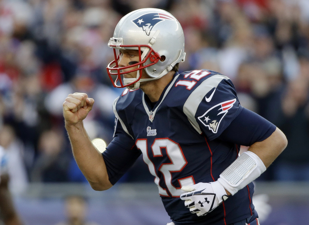 Patriots quarterback Tom Brady was sacked four times in the season opener against Miami. In the 12 games since then, he has been sacked just 12 times.