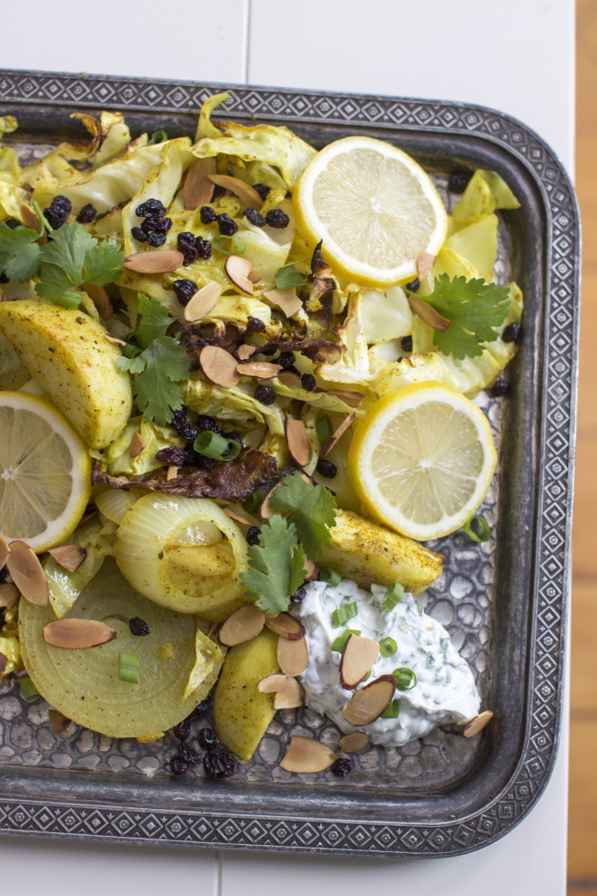 Roasting cabbage makes it more appealing.