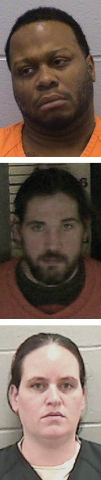 From top, Allen Cooper, Robert Colpritt and Amanda Restel