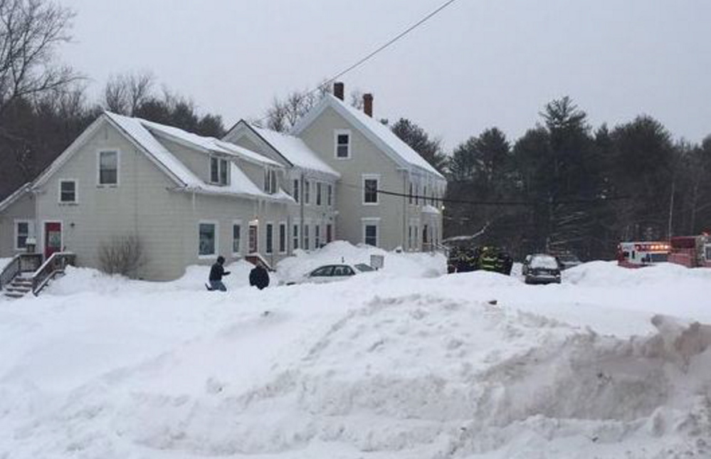 Gorham Fire Chief Robert Lefebvre ordered this apartment house shut down Monday afternoon after multiple tenants reported symptoms of carbon monoxide poisoning and firefighters found levels of toxic gas that far exceeded the allowed limit. Residents were allowed to return after the building’s owners made needed upgrades.