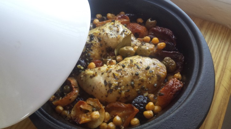 Carmen's Chicken Marbella Tagine