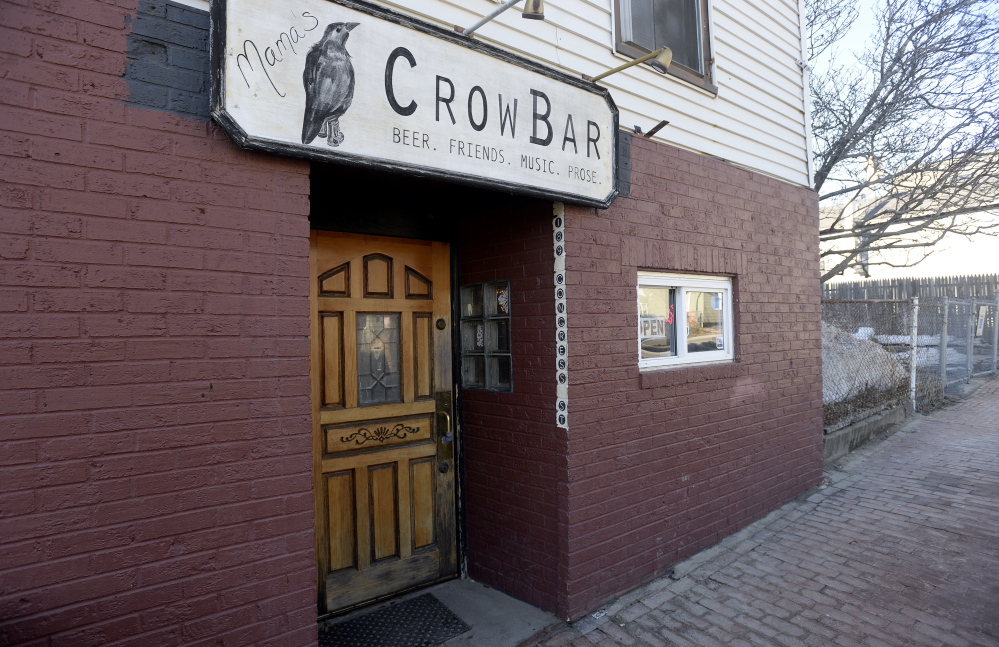 Behind the nondescript door and single, sliding window on the facade of 189 Congress St. is a simple bar with a dozen stools, a jukebox and a 1932 Wurlitzer piano that doubles as a table for four. Mama’s CrowBar offered weekly poetry readings for years, and still hosts visiting poets. It holds a bluegrass night, a piano night and a night when it’s open to entire families.