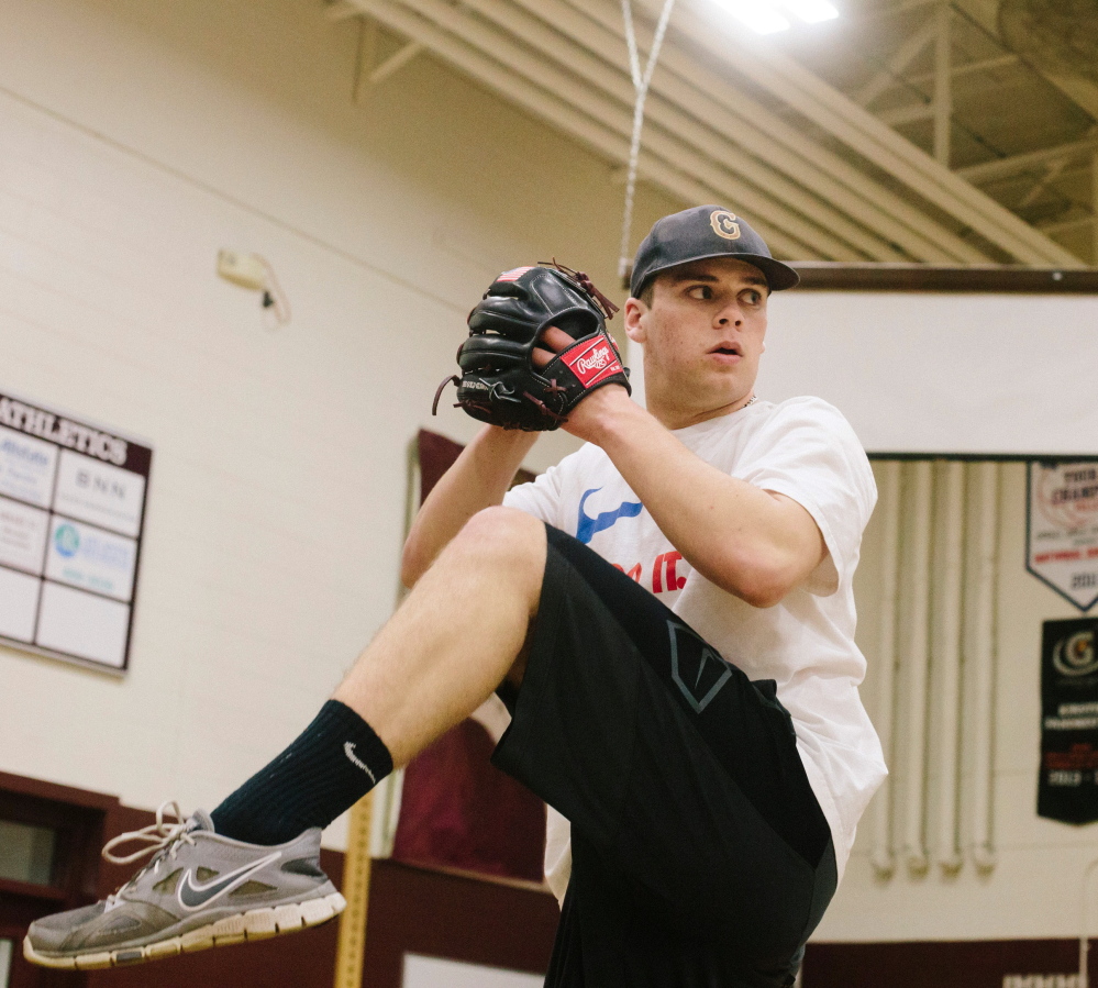 Will Bryant, who helped Greely win the Class B baseball state championship last year, enters this season as the ace of the staff.