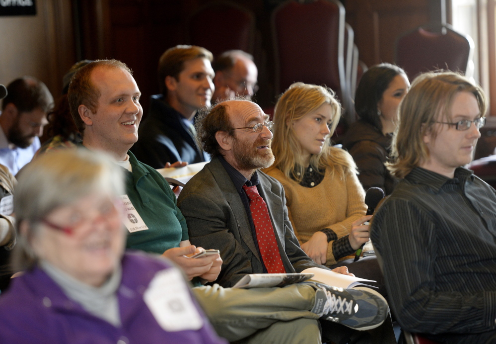 At Thursday’s meeting at City Hall, progressive and pro-labor groups supported the establishment of a citywide minimum wage, while business interests warned about the city becoming an outlier.