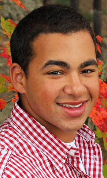 A senior portrait of Treyjon Arsenault in 2014.