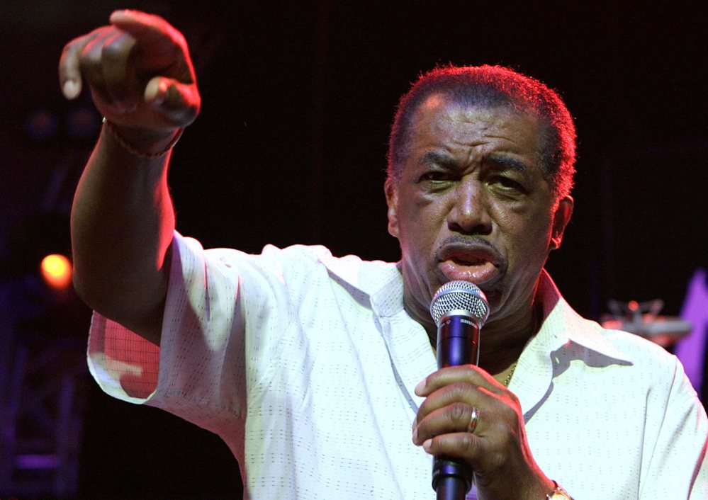 Ben E. King performs on stage during the opening of the 40th Montreux Jazz Festival at the Stravinski hall in Montreux, Switzerland, in 2006. King died Thursday at 76, his publicist said.