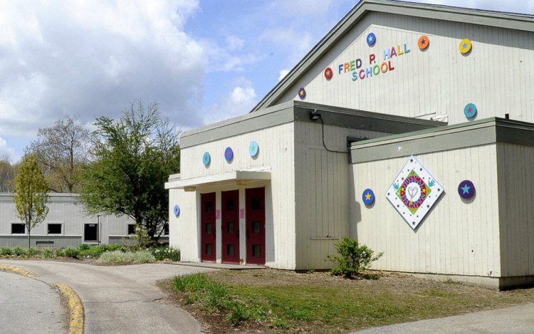 The Fred P. Hall Elementary School was built in 1956, and  has problems with drainage, rotting siding. and wiring.