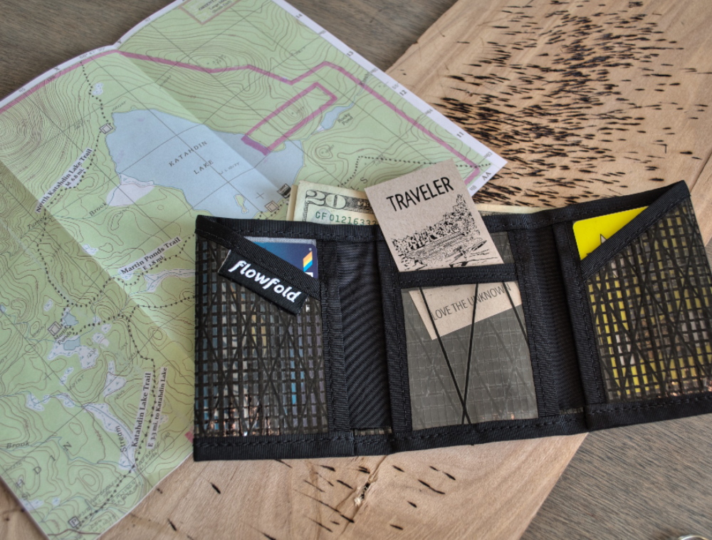 A Flowfold wallet. 