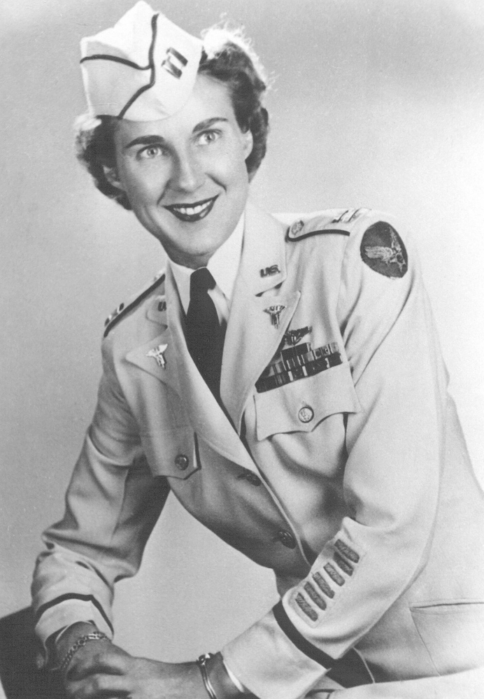 Alice M. Zwicker, one of the 77 Angels of Bataan, as a captain.Contributed photo