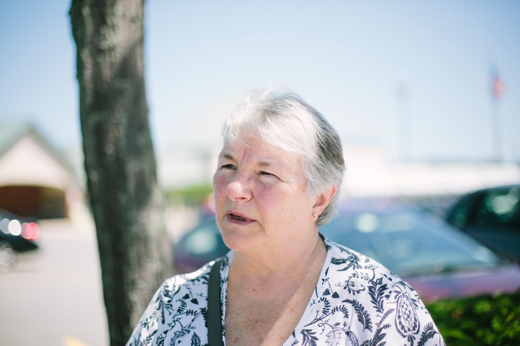 Deanna Barnes of South Portland isn't happy to see  more turnover in Hannaford's corporate ownership. She said, "Here we go again."
Whitney Hayward/Staff Photographer