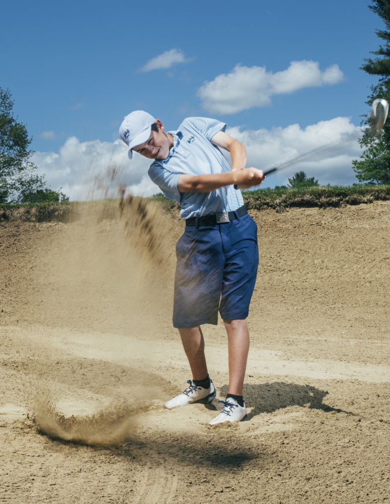 When Caleb Manuel first starting playing golf with his father as a 10-year-old, he was ready to call it a day after five or six holes. Now 13, Manuel plays every day, and it shows. Manuel, who will enter the eighth grade in the fall, is the youngest golfer in the field for the Maine Amateur.