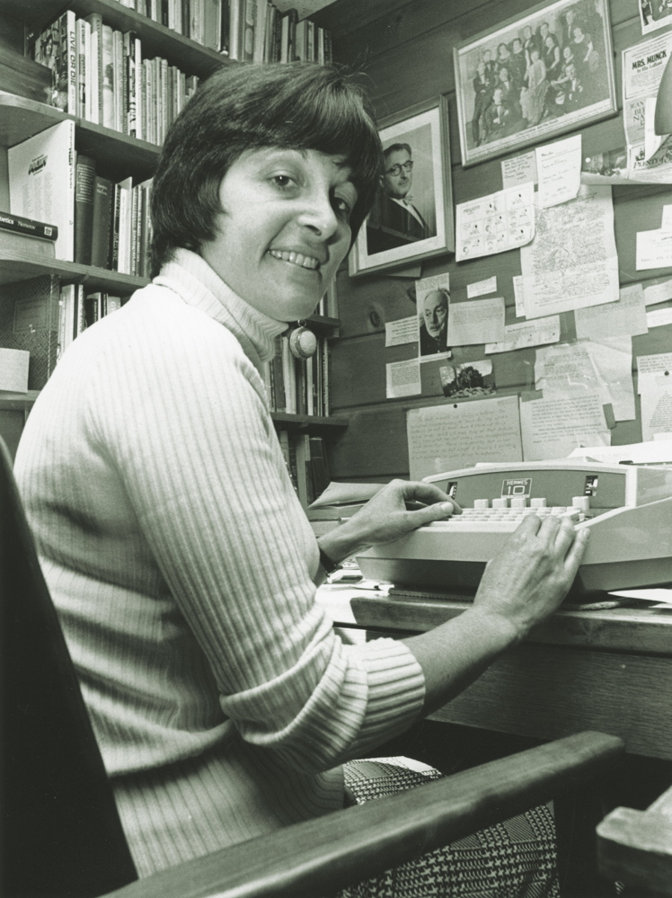 Maxine Kumin at her home in 1973 Massachusetts.